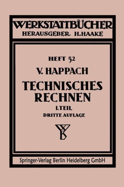 Vollrat Happach - Technisches Rechnen, E-bok