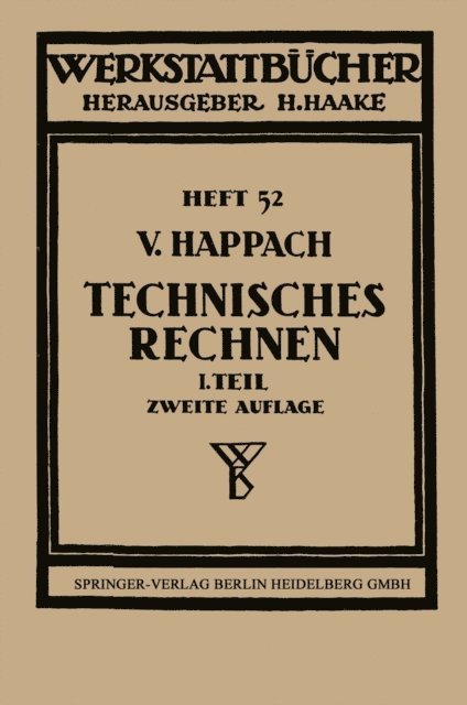 Vollrat Happach - Technisches Rechnen, E-bok