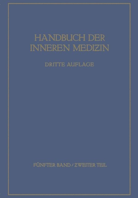 Leo Mohr, Gustav von Bergmann, H. Altenburger - Spezielle Pathologie 2, E-bok