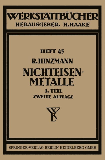 Reinhold Hinzmann - Nichteisenmetalle, E-bok