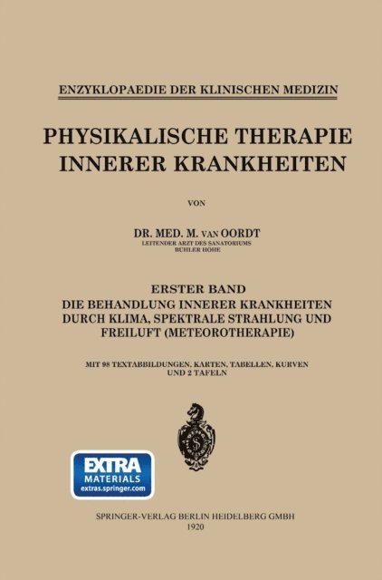 M. J. van Oordt, Leo Langenstein, Marinus van Oordt - Physikalische Therapie Innerer Krankheiten, E-bok