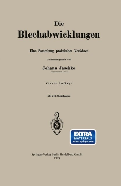 Johann Jaschke - Die Blechabwicklungen, E-bok