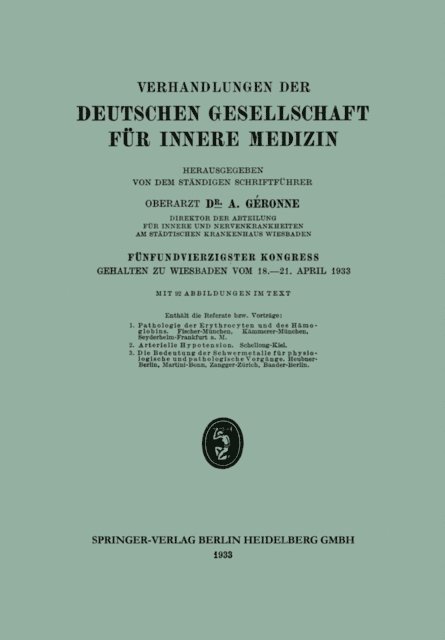 A. Gerone - Fünfundvierzigster Kongress, E-bok