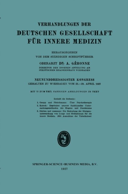 A. Gerone - Neununddreissigster Kongress, E-bok