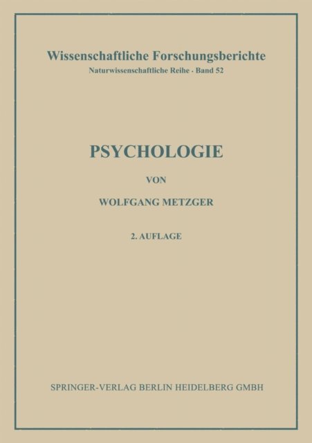 Wolfgang Metzger, Philip G. Zimbardo - Psychologie, E-bok