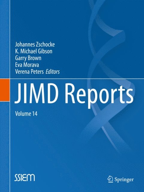 Verena Peters, Eva Morava, Garry Brown, K. Michael Gibson, Johannes Zschocke - JIMD Reports, Volume 14, E-bok