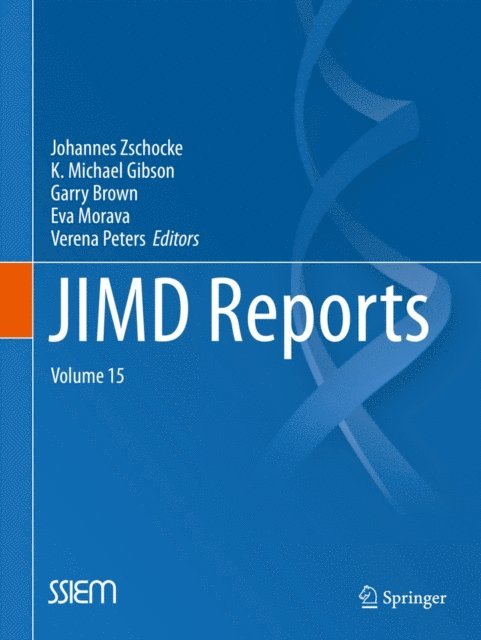 Verena Peters, Eva Morava, Garry Brown, K. Michael Gibson, Johannes Zschocke - JIMD Reports, Volume 15, E-bok