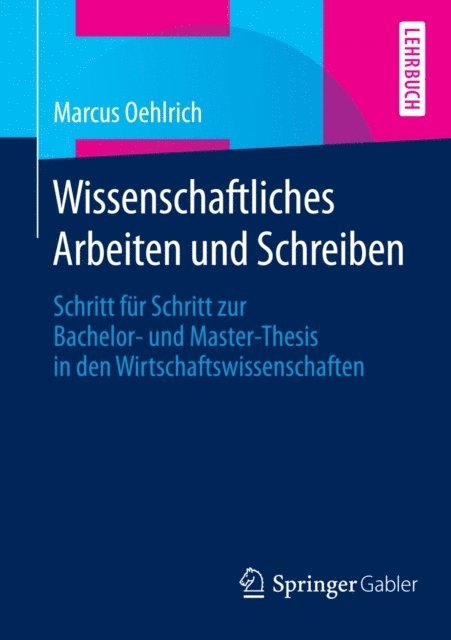 Marcus Oehlrich - Wissenschaftliches Arbeiten und Schreiben, E-bok. Tillgänglighet: Lägg i varukorg