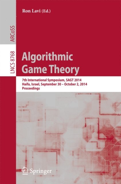 Ron Lavi - Algorithmic Game Theory, E-bok