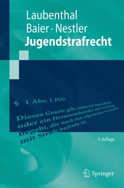 Nina Nestler, Helmut Baier, Klaus Laubenthal - Jugendstrafrecht, E-bok