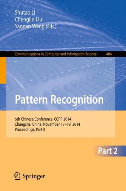 Yaonan Wang, Chenglin Liu, Shutao Li - Pattern Recognition, E-bok