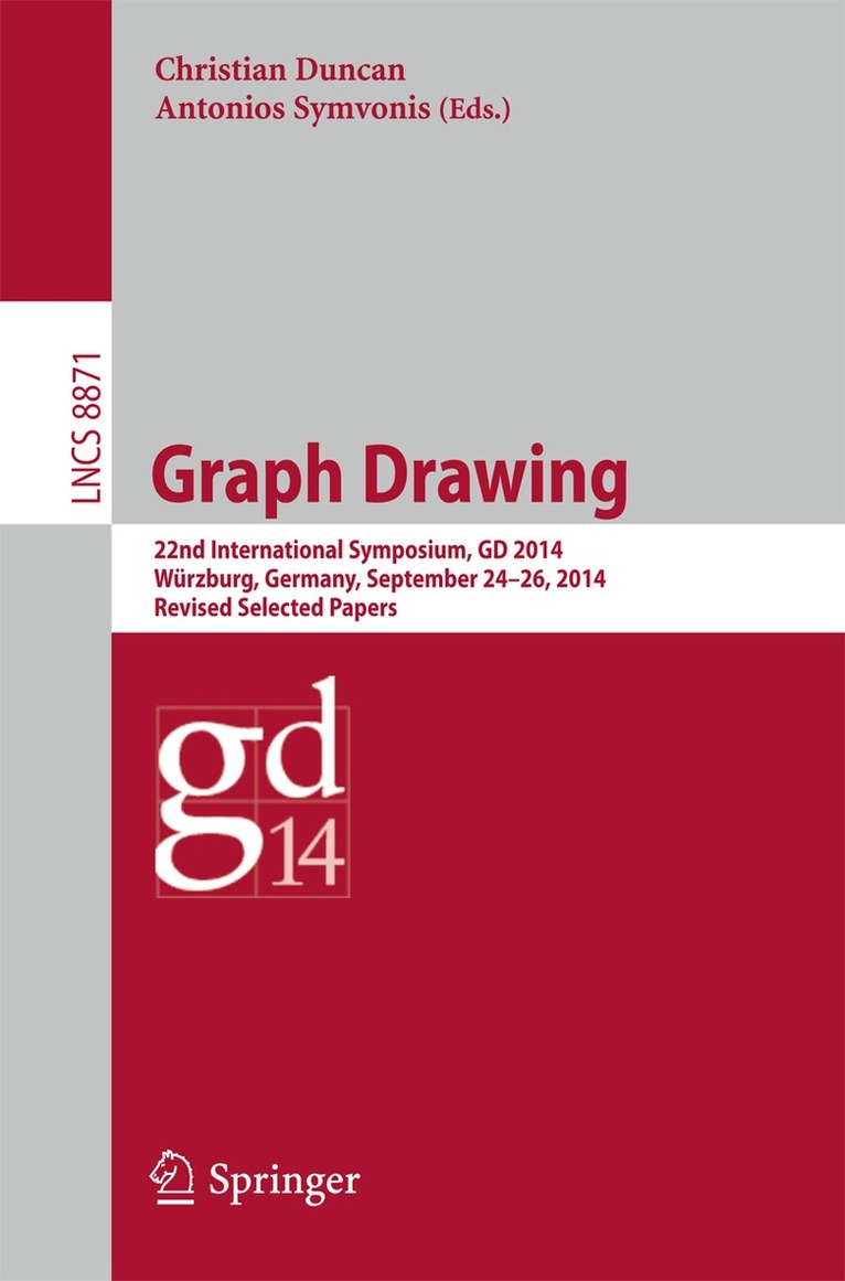 Christian Duncan, Antonios Symvonis - Graph Drawing, Häftad