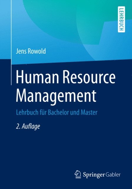 Jens Rowold - Human Resource Management, E-bok