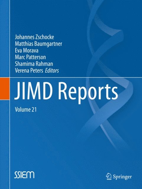 Verena Peters, Shamima Rahman, Marc Patterson, Eva Morava, Matthias Baumgartner, Johannes Zschocke - JIMD Reports, Volume 21, E-bok