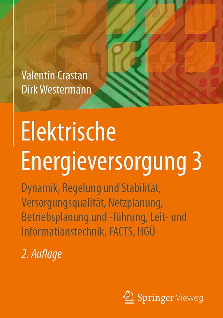 Valentin Crastan, Dirk Westermann - Elektrische Energieversorgung 3, Inbunden