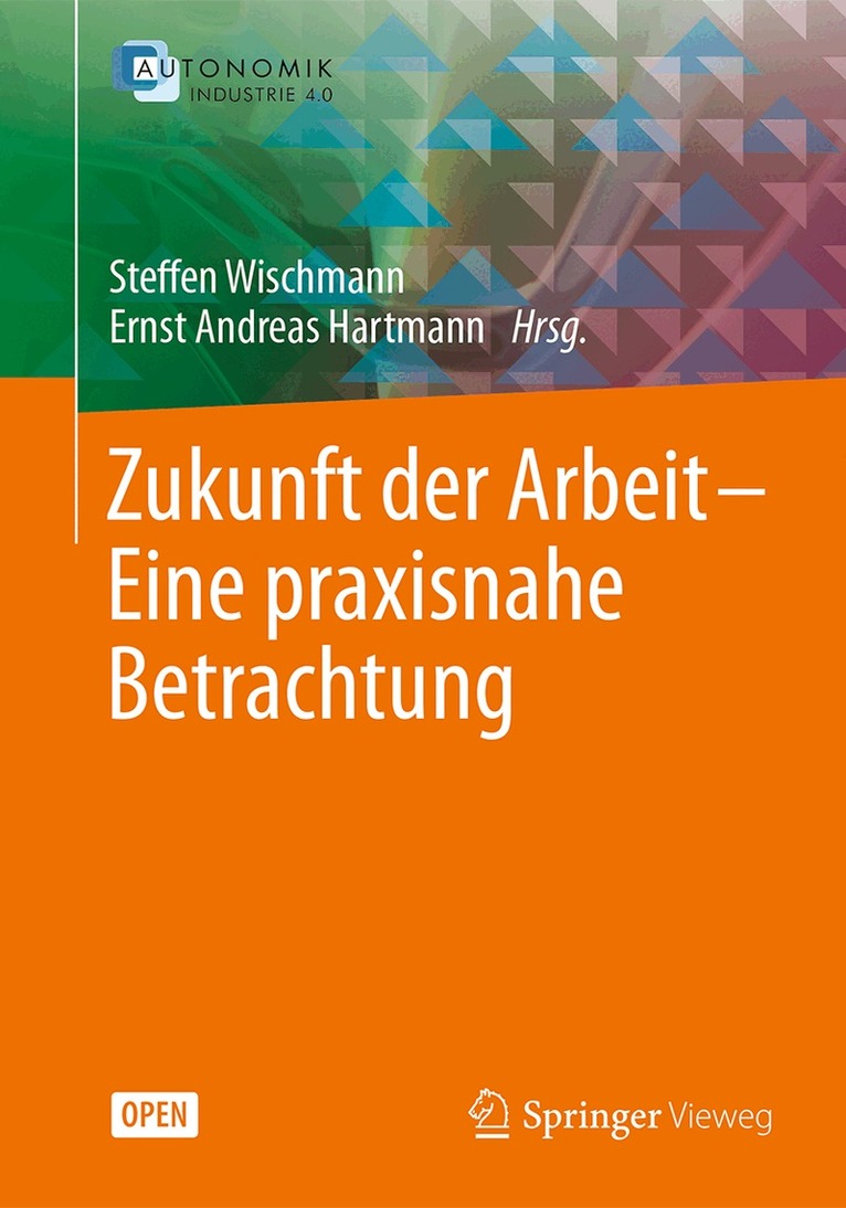 Steffen Wischmann, Ernst Andreas Hartmann - Zukunft der Arbeit – Eine praxisnahe Betrachtung, Häftad