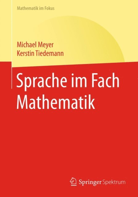 Kerstin Tiedemann, Michael Meyer - Sprache im Fach Mathematik, E-bok
