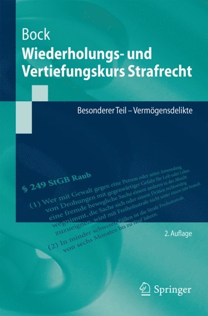 Dennis Bock - Wiederholungs- und Vertiefungskurs Strafrecht, E-bok