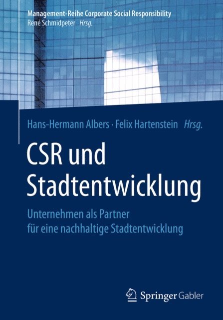 Felix Hartenstein, Hans-Hermann Albers - CSR und Stadtentwicklung, E-bok