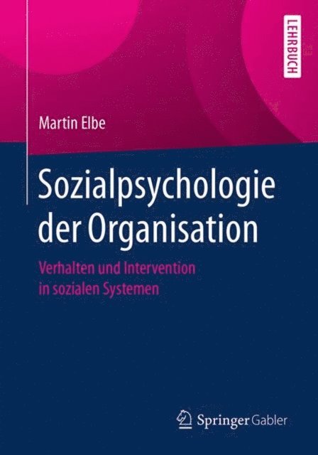Martin Elbe - Sozialpsychologie der Organisation, E-bok