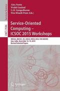 Service-Oriented Computing  ICSOC 2015 Workshops