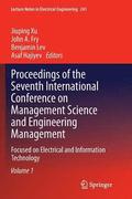 Proceedings of the Seventh International Conference on Management Science and Engineering Management