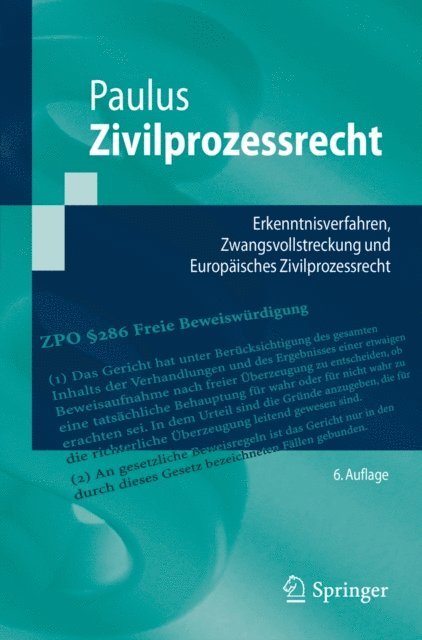 Christoph G. Paulus - Zivilprozessrecht, E-bok