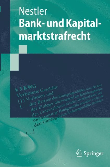 Nina Nestler - Bank- und Kapitalmarktstrafrecht, E-bok