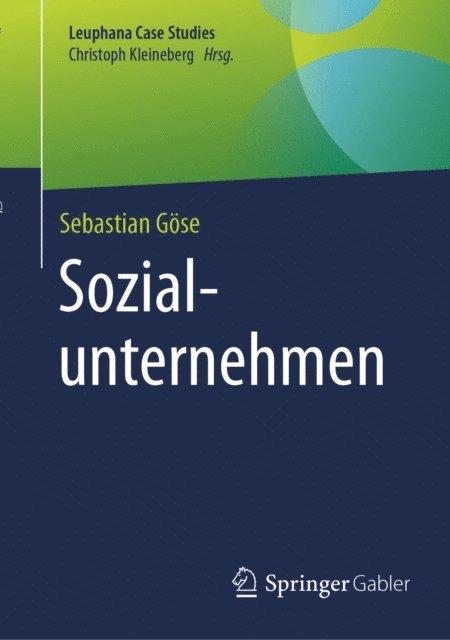 Sebastian Gose - Sozialunternehmen, E-bok