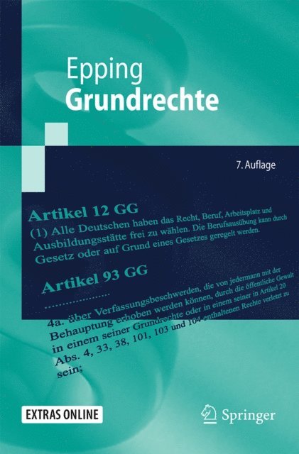 Volker Epping - Grundrechte, E-bok