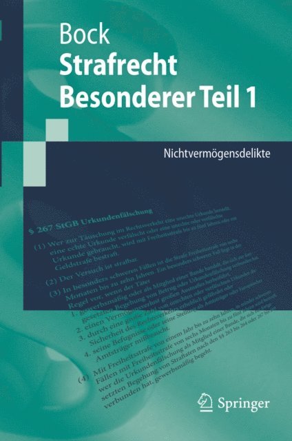 Dennis Bock - Strafrecht Besonderer Teil 1, E-bok