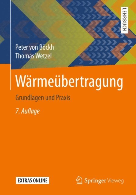 Thomas Wetzel, Peter Bockh - Wärmeübertragung, E-bok