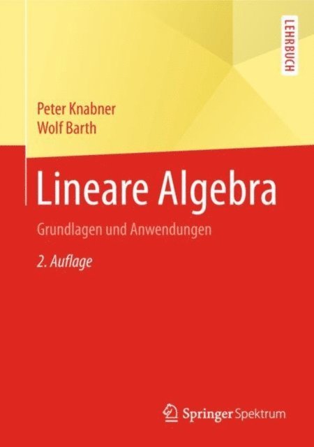 Wolf Barth, Peter Knabner - Lineare Algebra, E-bok