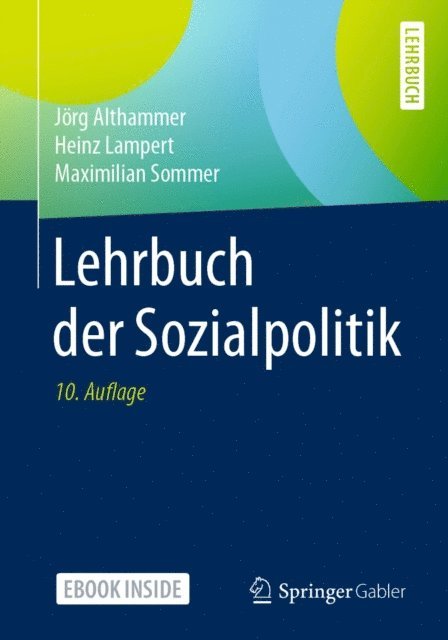 Maximilian Sommer, Heinz Lampert, Jorg Althammer - Lehrbuch der Sozialpolitik, E-bok