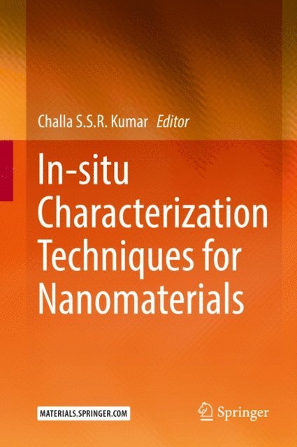 Challa S.S.R. Kumar - In-situ Characterization Techniques for Nanomaterials, E-bok