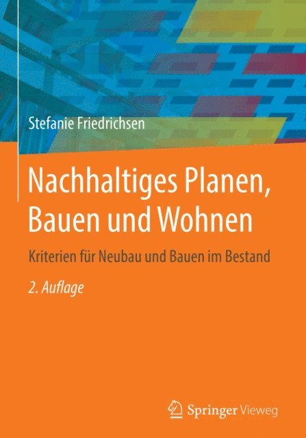 Stefanie Friedrichsen - Nachhaltiges Planen, Bauen und Wohnen, E-bok
