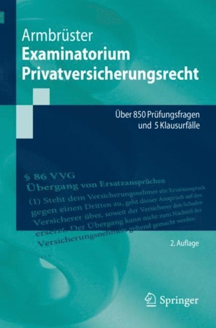 Christian Armbruster - Examinatorium Privatversicherungsrecht, E-bok