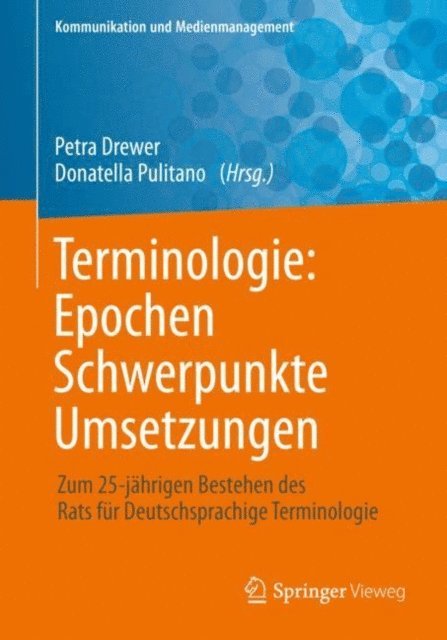 Donatella Pulitano, Petra Drewer - Terminologie : Epochen – Schwerpunkte – Umsetzungen, E-bok