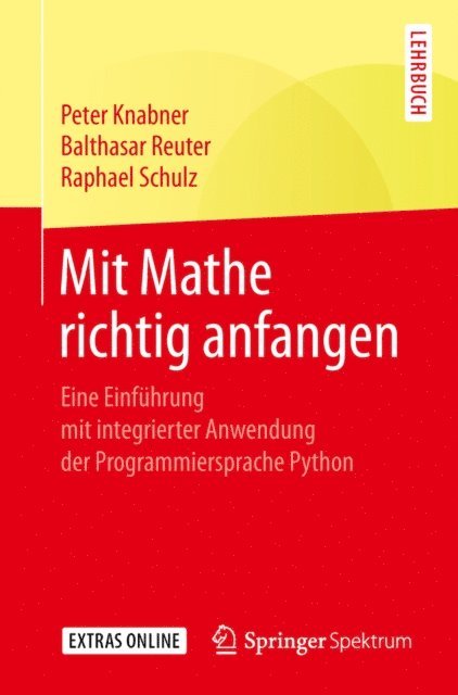 Raphael Schulz, Balthasar Reuter, Peter Knabner - Mit Mathe richtig anfangen, E-bok