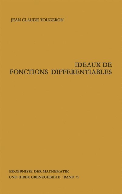Jean-Claude Tougeron - Ideaux de fonctions différentiables, E-bok