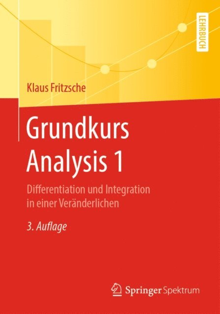 Klaus Fritzsche - Grundkurs Analysis 1, E-bok