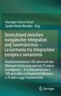 Deutschland zwischen europaischer Integration und Souveranismus