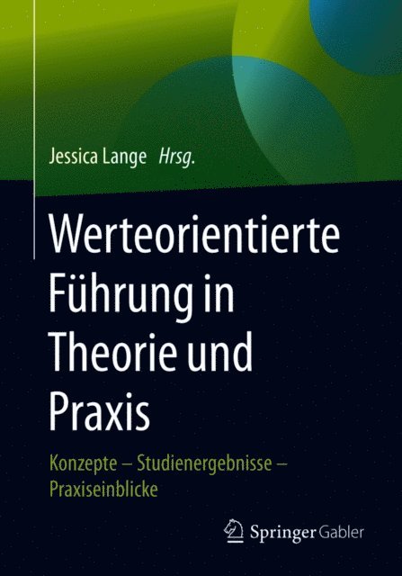Jessica Lange - Werteorientierte Führung in Theorie und Praxis, E-bok
