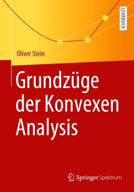 Oliver Stein - Grundzüge der Konvexen Analysis, E-bok