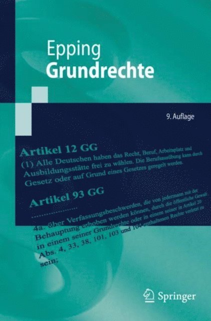 Volker Epping - Grundrechte, E-bok