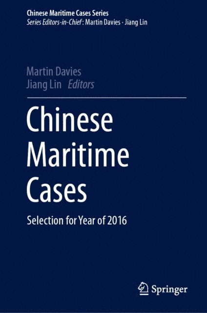Jiang Lin, Martin Davies - Chinese Maritime Cases, E-bok