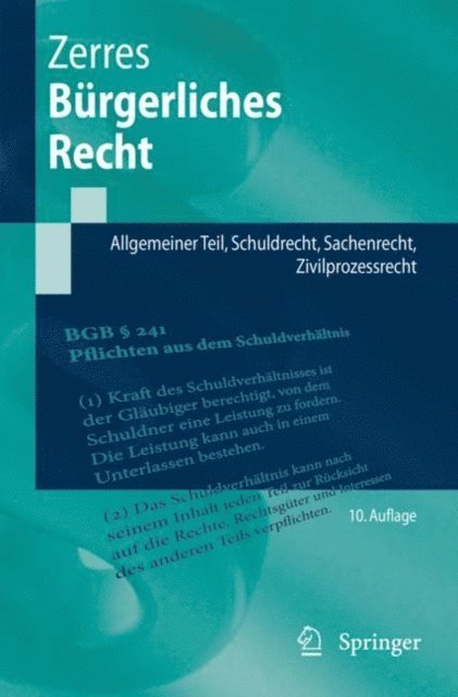 Thomas Zerres - Bürgerliches Recht, E-bok