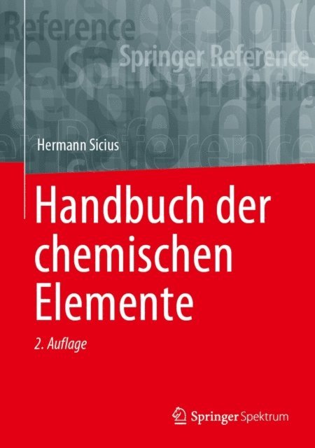 Hermann Sicius - Handbuch der chemischen Elemente, E-bok