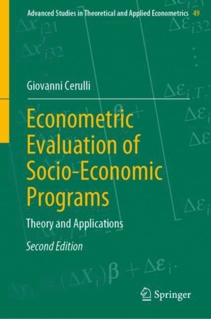Giovanni Cerulli - Econometric Evaluation of Socio-Economic Programs, E-bok