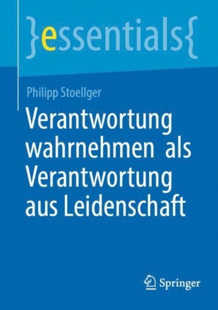 Philipp Stoellger - Verantwortung wahrnehmen  als Verantwortung aus Leidenschaft, E-bok